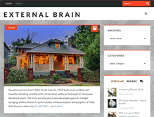 Tablet Screenshot of external-brain.redwolf.com.au